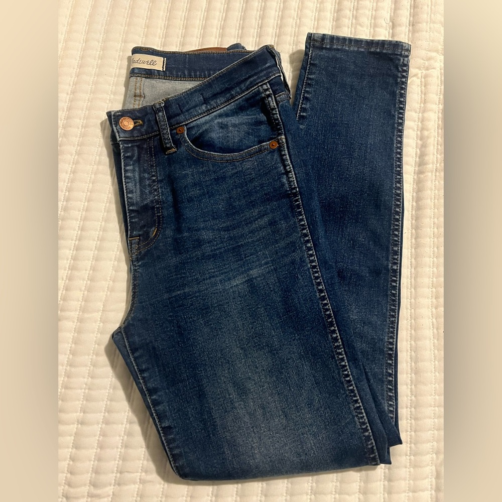 Madewell high riser skinny jeans 9”, size 29, EUC